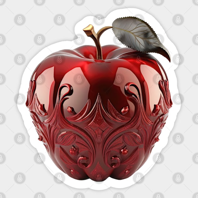 Red Apple Sticker by BellaDatura
